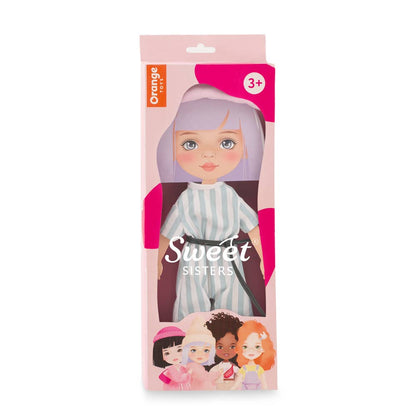 Bekleidungsset: 28 cm gestreifter Jumpsuit