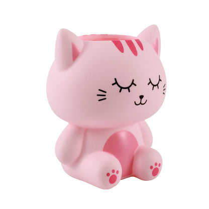 3D-Stiftehalter Rosa Katze