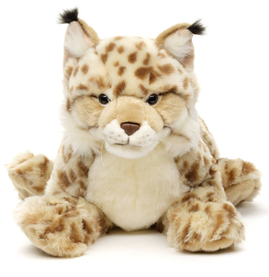 Peluche Lynx couché Uni Toys