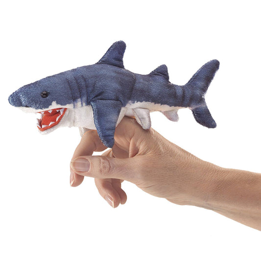 Marionnette à main Mini Shark 2777/ Mini Shark Folkmanis réaliste