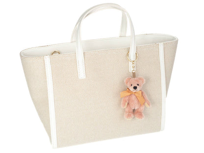 Porte-clés Peluche Ourson rose