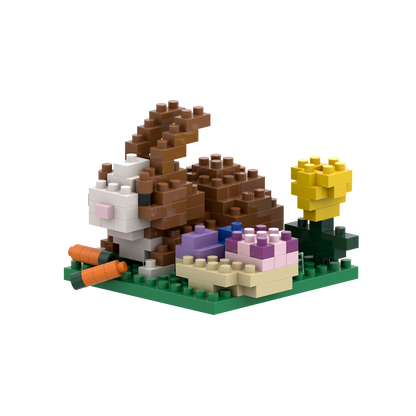 Carte postale BRIXIES Lapin de Pâques