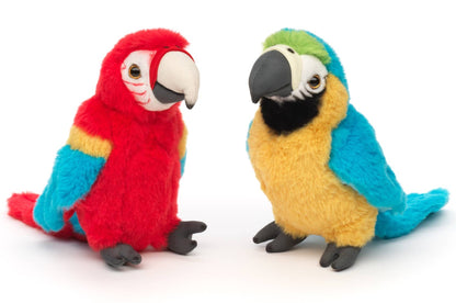 Macaw Parrot Plush Toy - Red