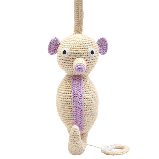 Spieluhr Seepferdchen beige