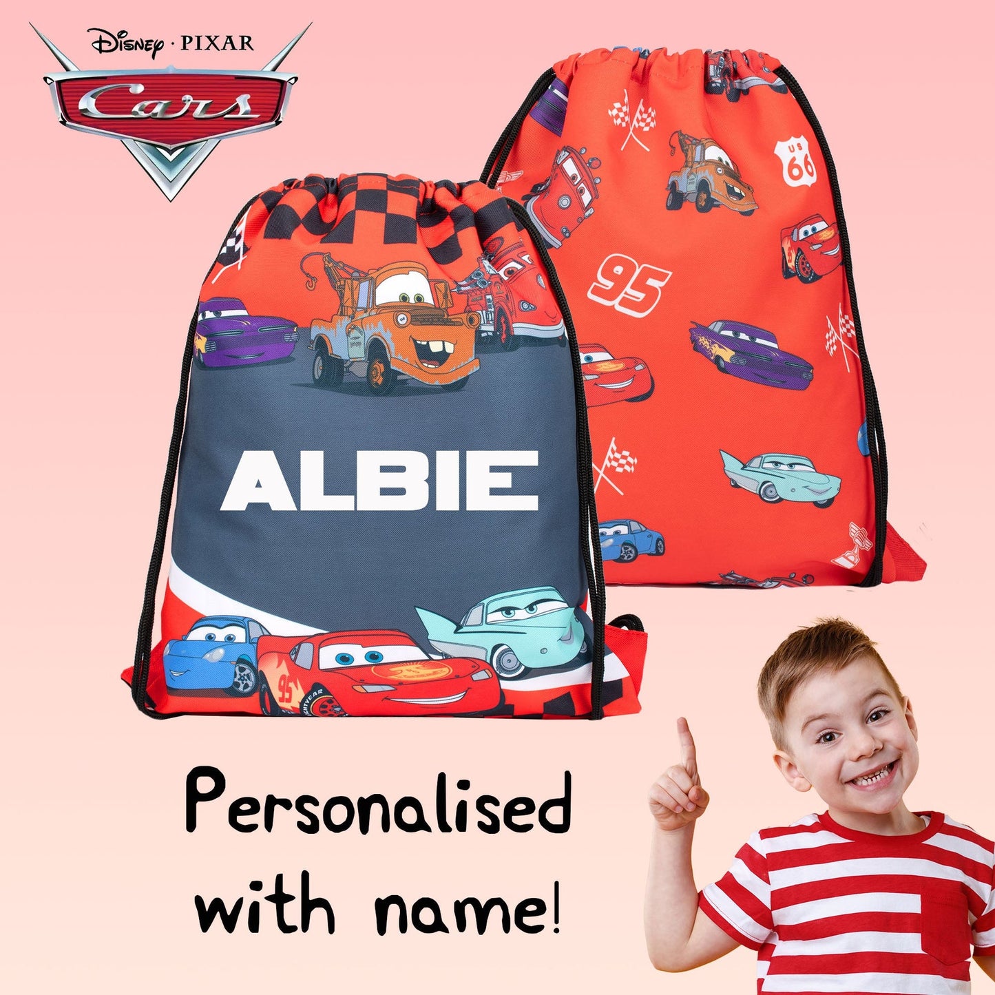 Sac à cordon – Official Disney / Pixar Disney Cars | PE Bag | Fringoo