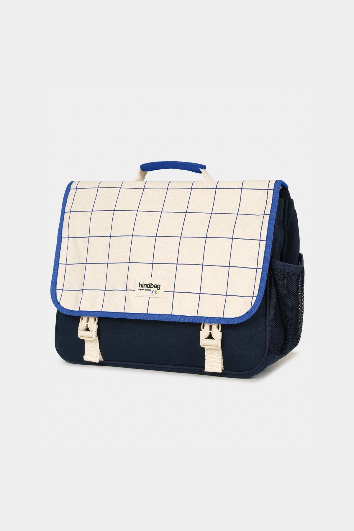 Schultasche Leo Dreifarbig Kariert