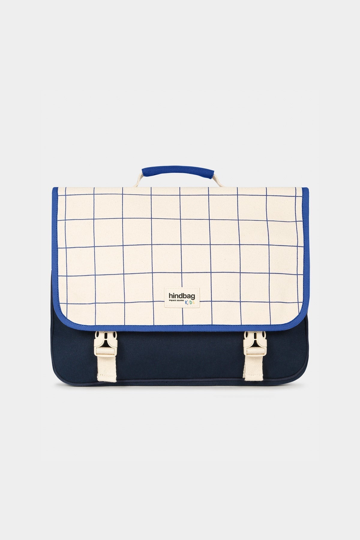 Schultasche Leo Dreifarbig Kariert