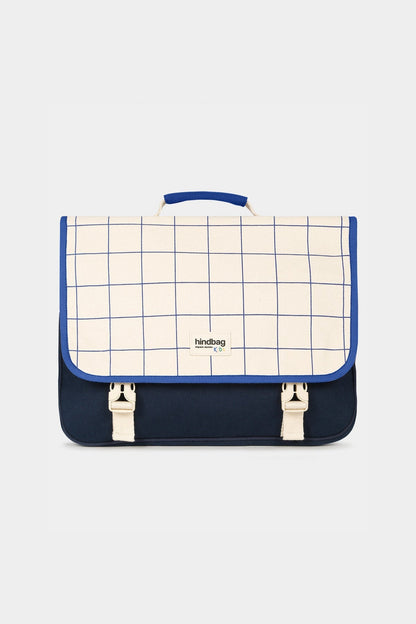 Schultasche Leo Dreifarbig Kariert