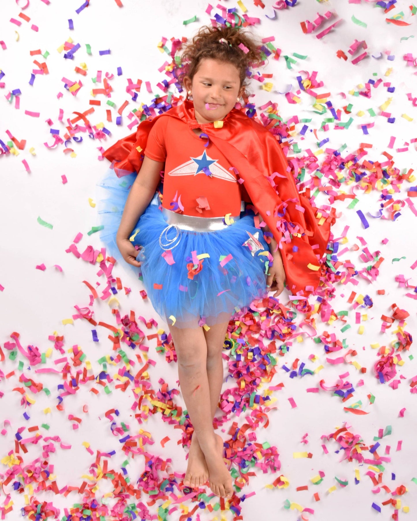 Super Wondergirl with Cape 110-116 cm 4-6 years