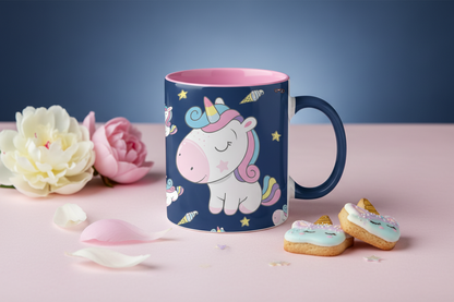Mug Oh My Pop! « Sweety » – Bleu Foncé