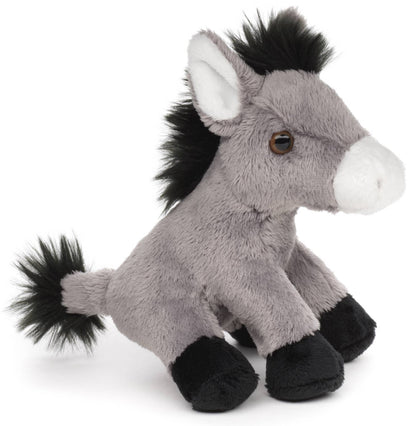 Peluche en forme d'âne, assise, 14 cm (hauteur) Uni Toys