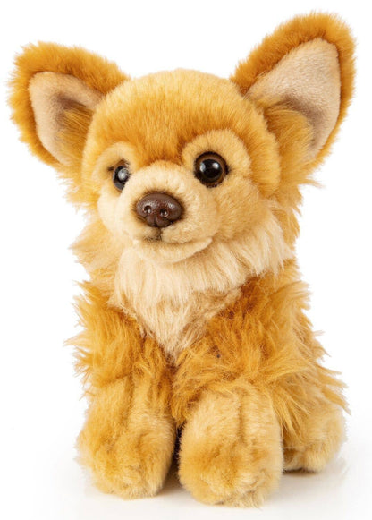 Peluche chihuahua marron avec sac de princesse Uni Toys