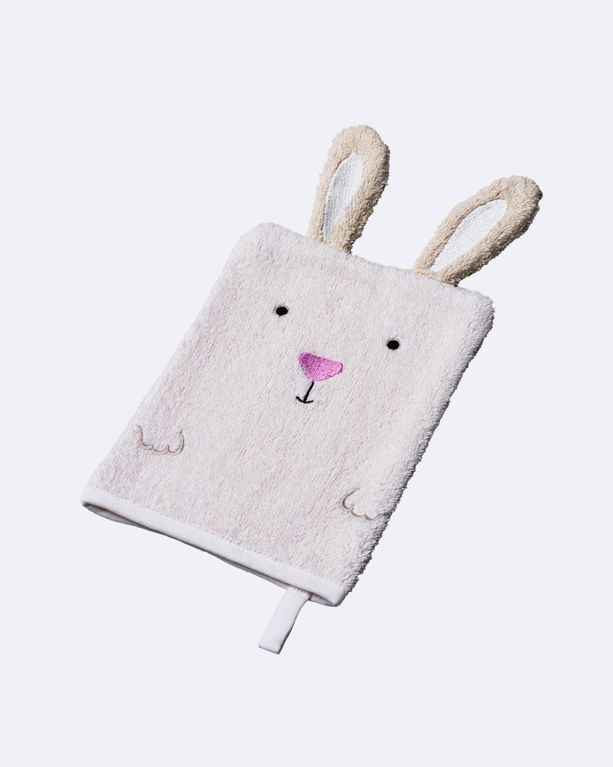 Gant de toilette biologique - Lapin
