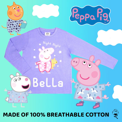 Peppa Pig Pyjamas – rose & violet