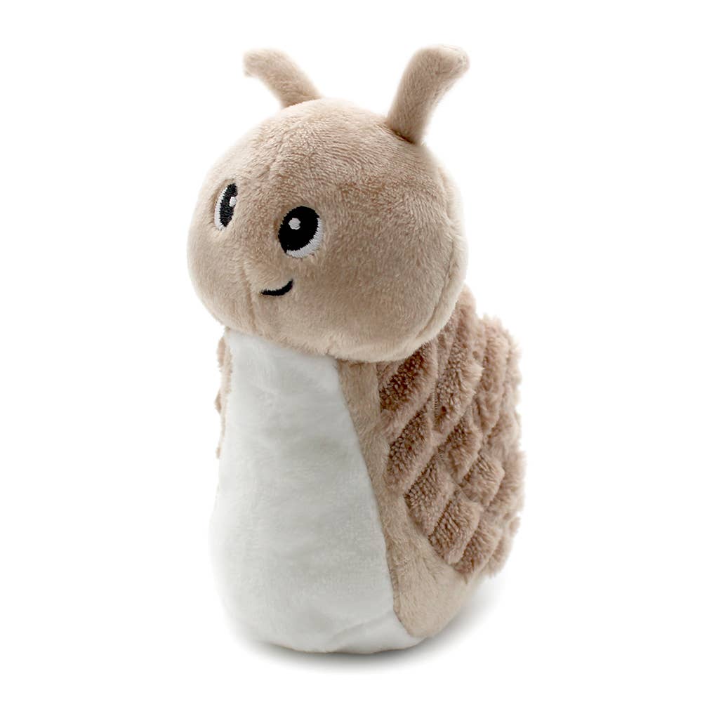 Peluche Ptipotos Maman et Bébé Escargot - Marron