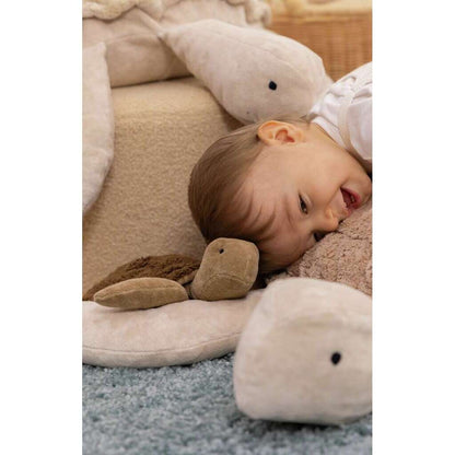 Kleine Schildkröte als Plüschtier | Braun