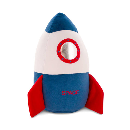 35 cm großes Raketen-Plüschkissen