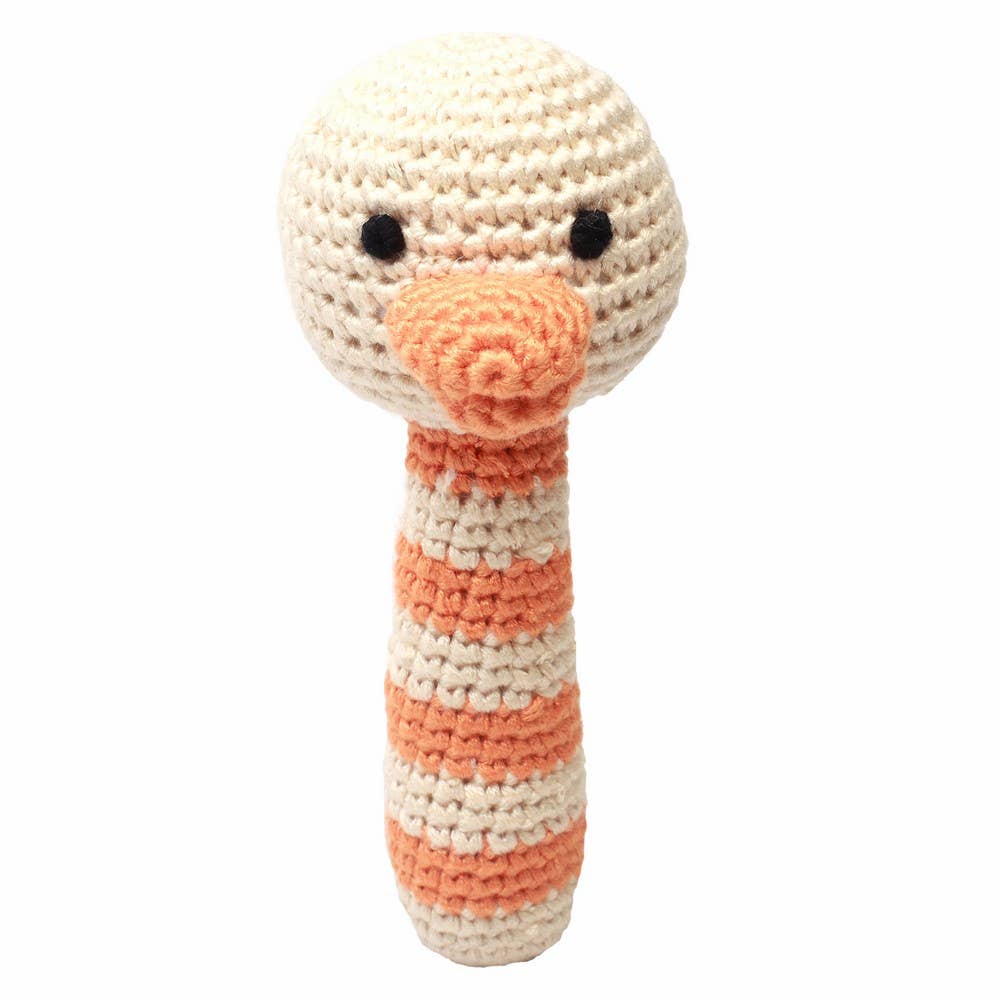 Beige Ente Rassel