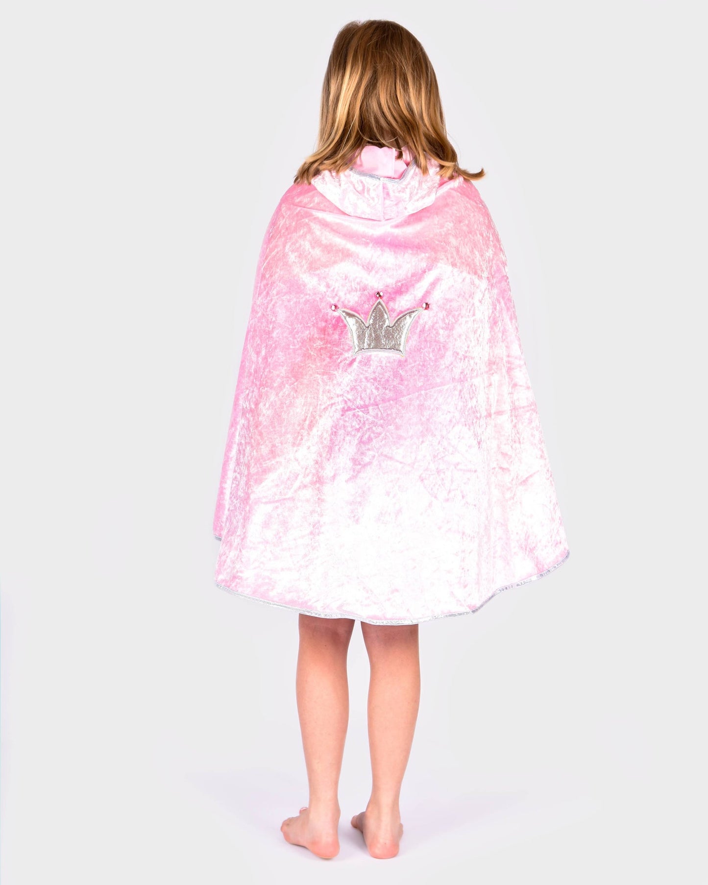 Cape pink crown in silver 98-128 cm 3-8 years