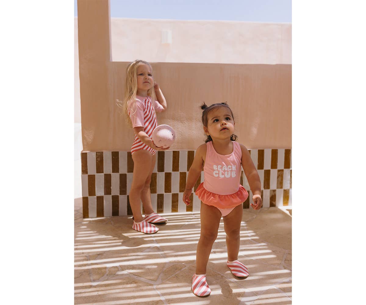 Chaussons Monnëka Stripes Bloom & Blush 30-31
