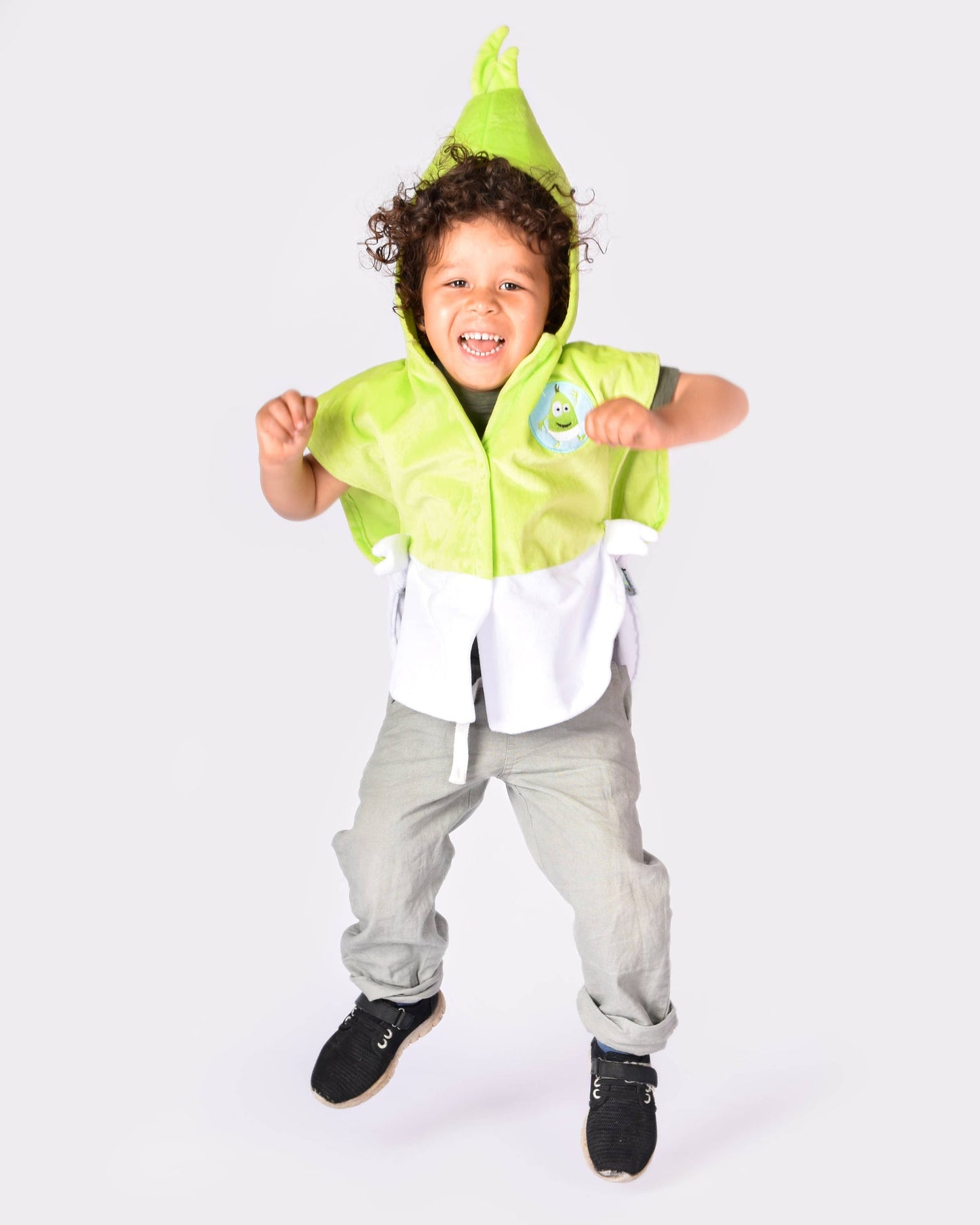 Grünes Cape Babblarna Dadda Größe 86-110 cm 1-4 Jahre