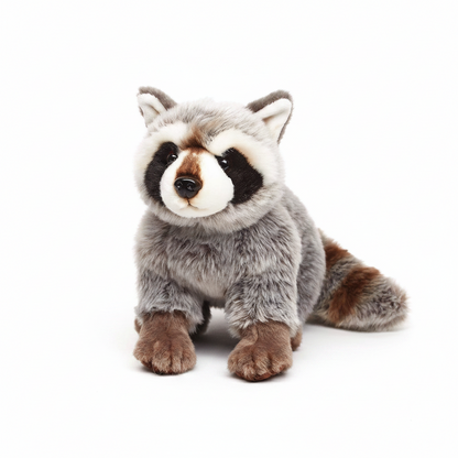 Peluche Raton laveur, assis