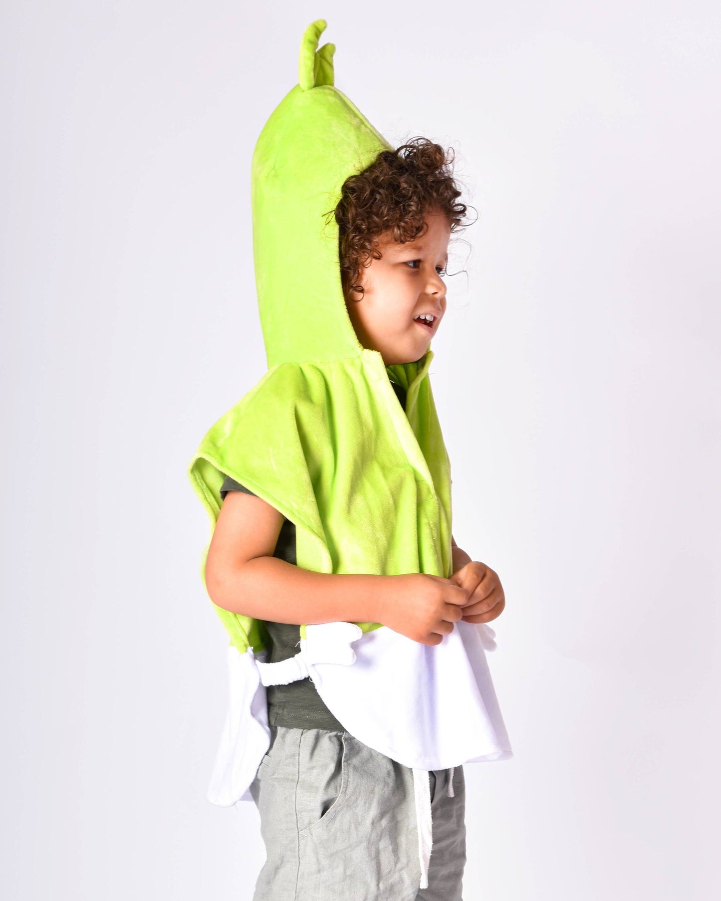 Grünes Cape Babblarna Dadda Größe 86-110 cm 1-4 Jahre