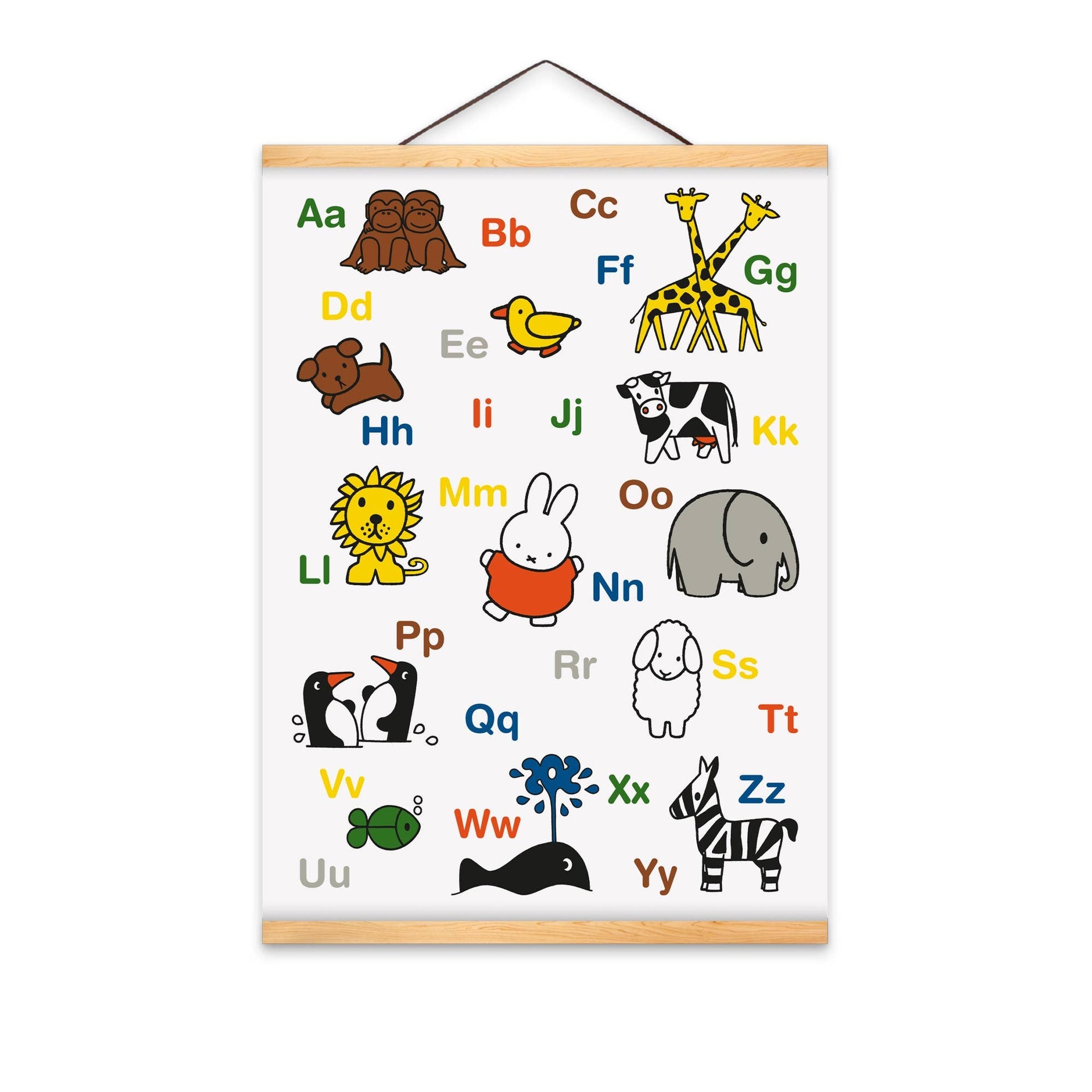 poster miffy animal alphabet a3 mtd