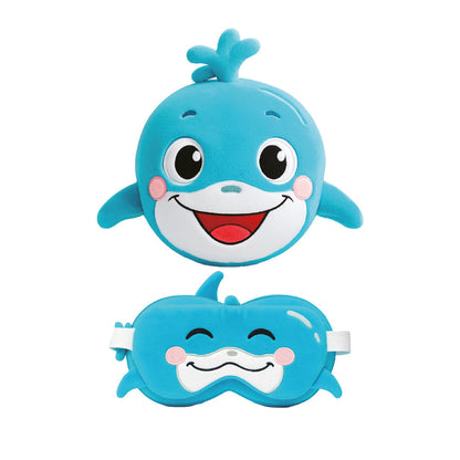 Reise-Nackenkissen Tier Schlafmaske Tier Delfin