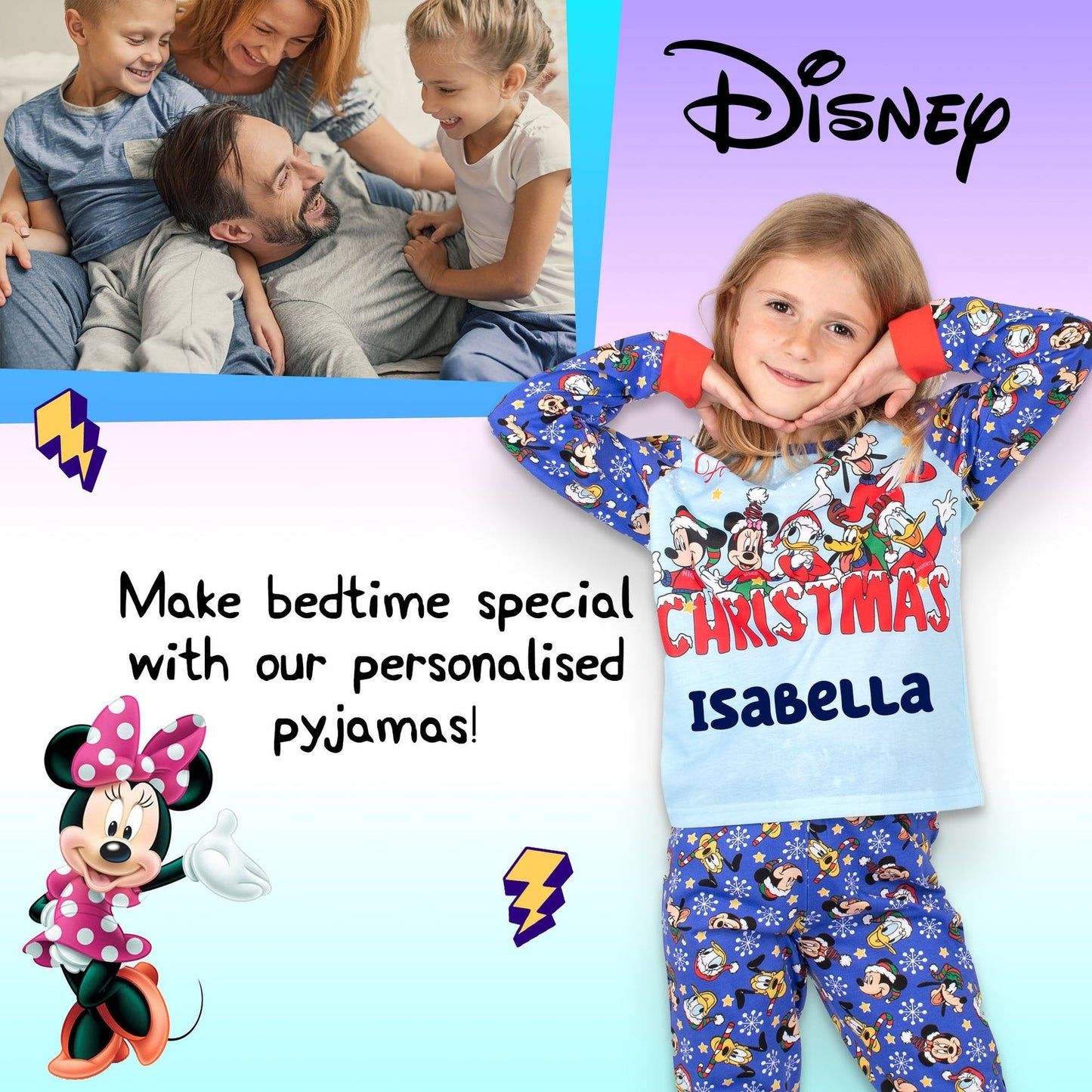 Disney Christmas Pyjama- bleu