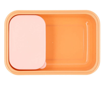 Kinder Bento Lunchbox Rosa Streifen
