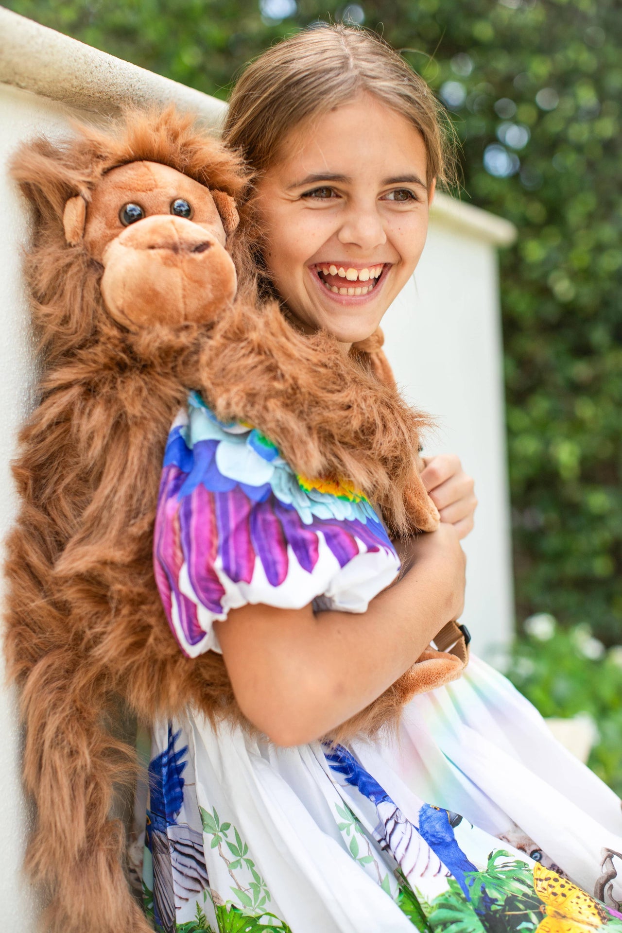 Kinder Plüschrucksack Affe