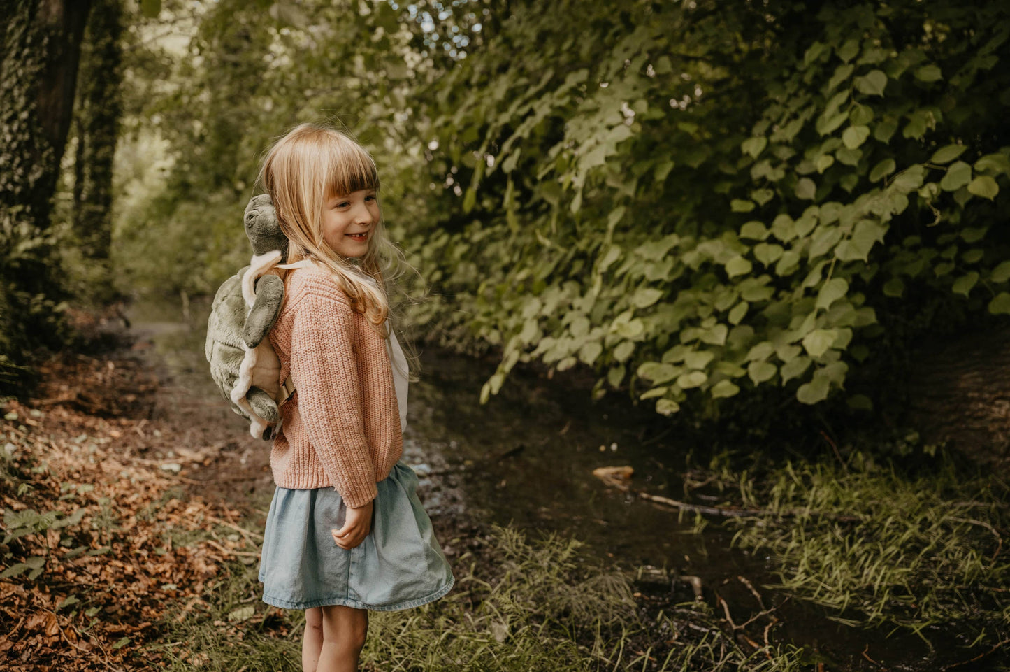 Plüschrucksack Kinder Schildkröte