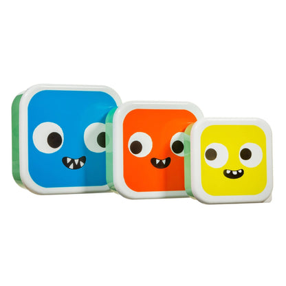 Monster-Lunchboxen – 3er-Set