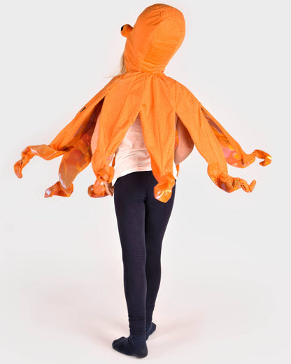 Oktopus-Kostüm Größe 98-104 cm für Kinder von 2 bis 4 Jahren