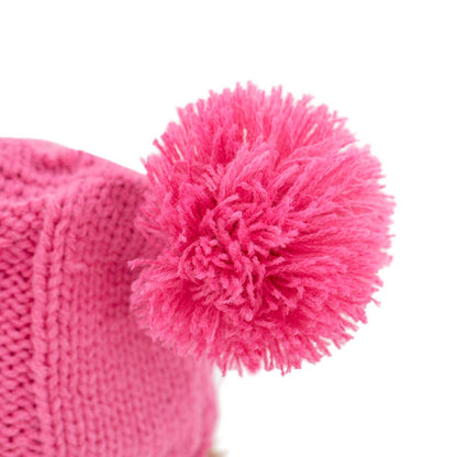 Flauschiges Igel-Plüschtier mit doppeltem Bommelhut, 15 cm