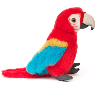 Macaw Parrot Plush Toy - Red