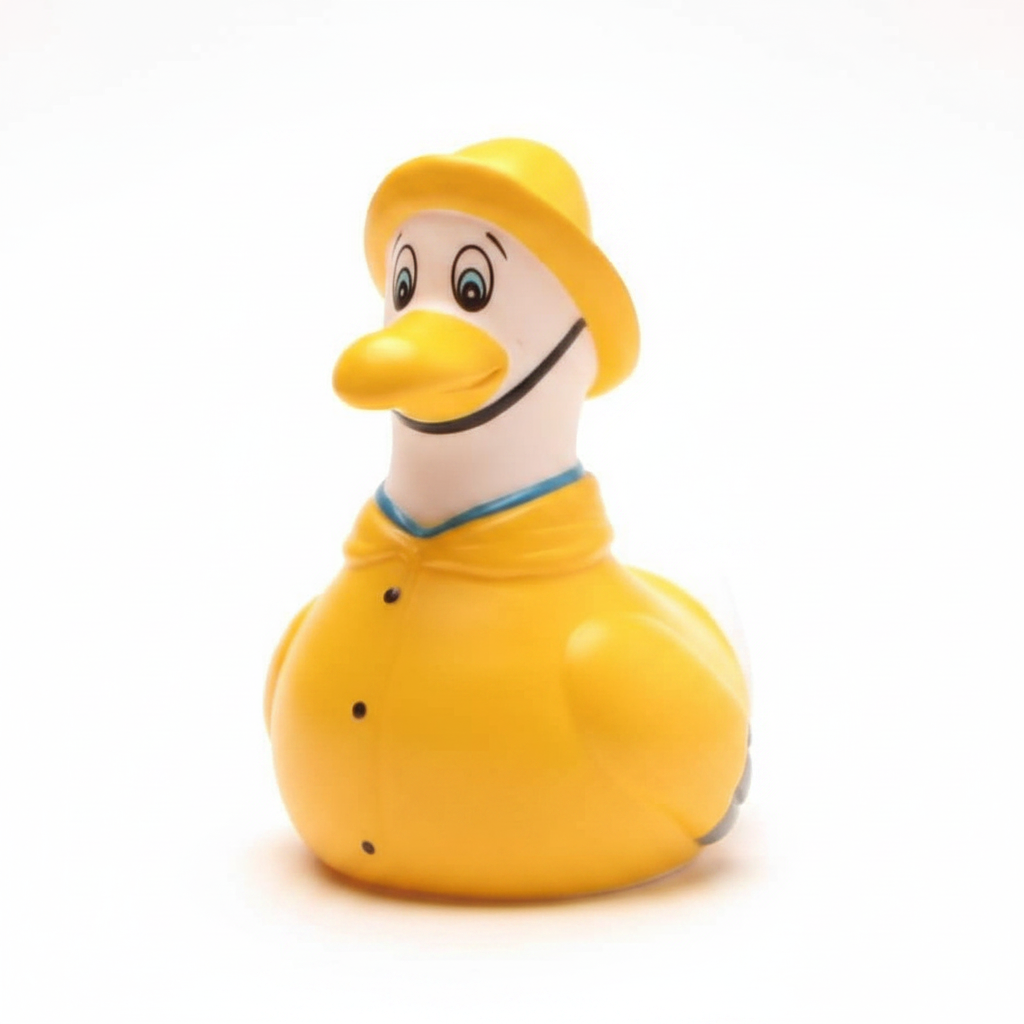 Seagull in a Yellow Raincoat