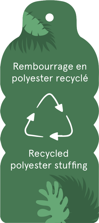 Ptipotos Mutter- und Babywal-Plüschtier - Terrakotta
