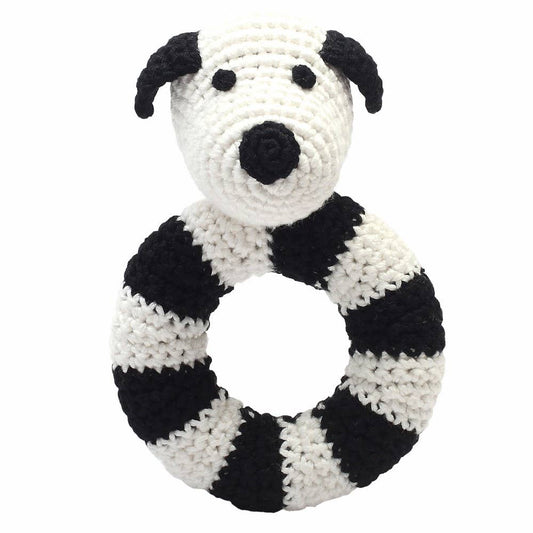 Hochet Anneau - Chien Blanc
