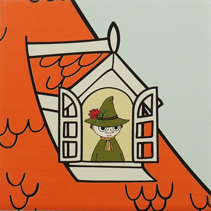 Lot de 4 sous-verres céramique Moomin - maison