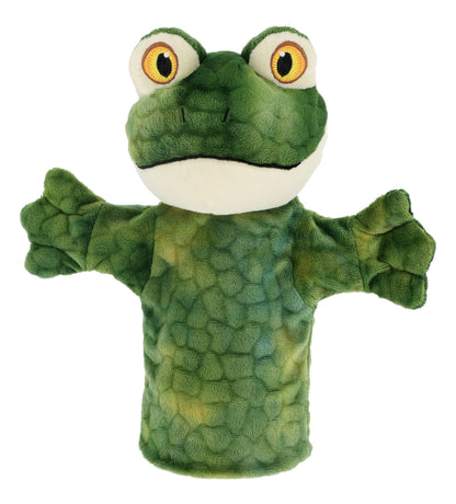 Marionnette grenouille verte Keeleco 27 cm