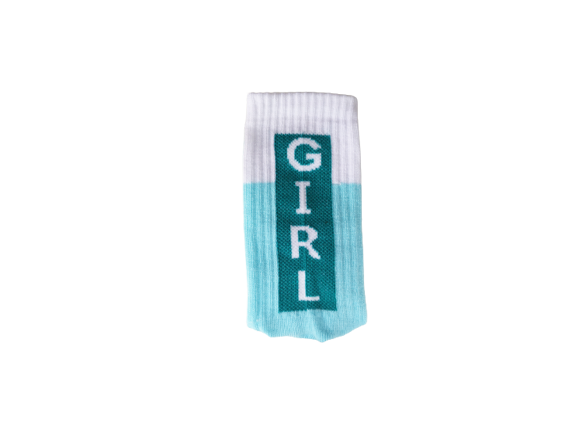Girl Power Kids Socks - Blue