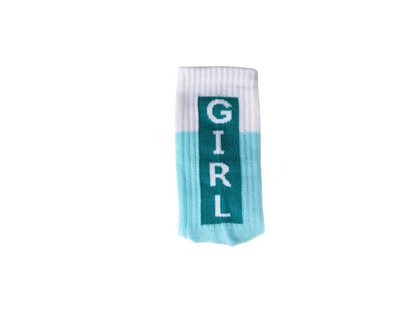 Girl Power Kids Socks - Blue