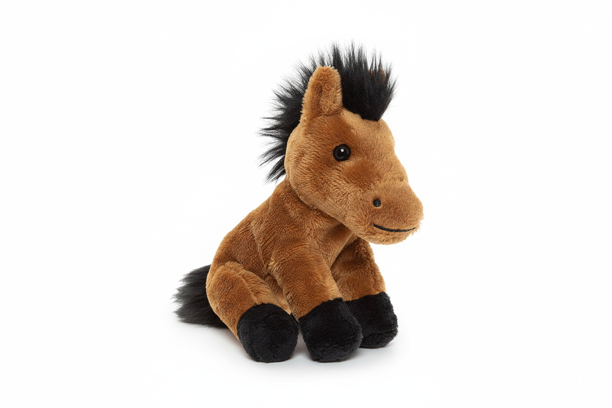 Stofftier Cuddle Cub Pferd Braun