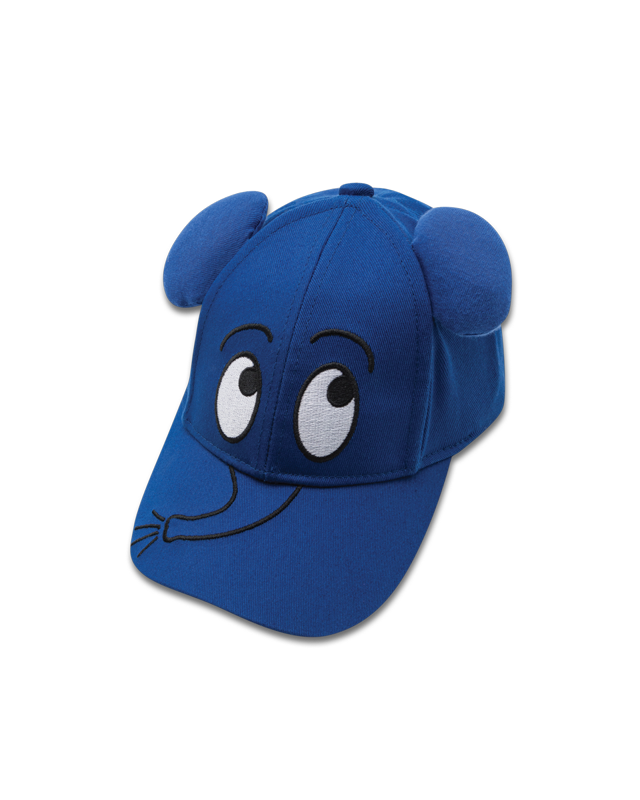 Kindermütze mit dem blauen Elefanten