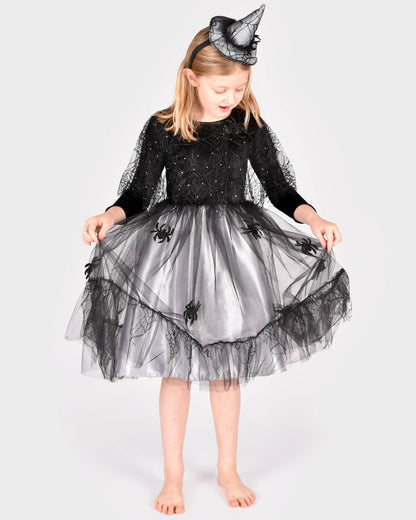 Witch costume with accessories, size 98-104 cm, 2-4 years