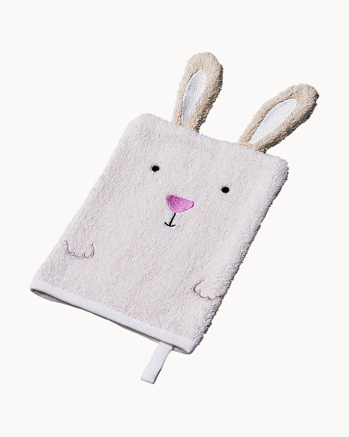 Gant de toilette biologique - Lapin