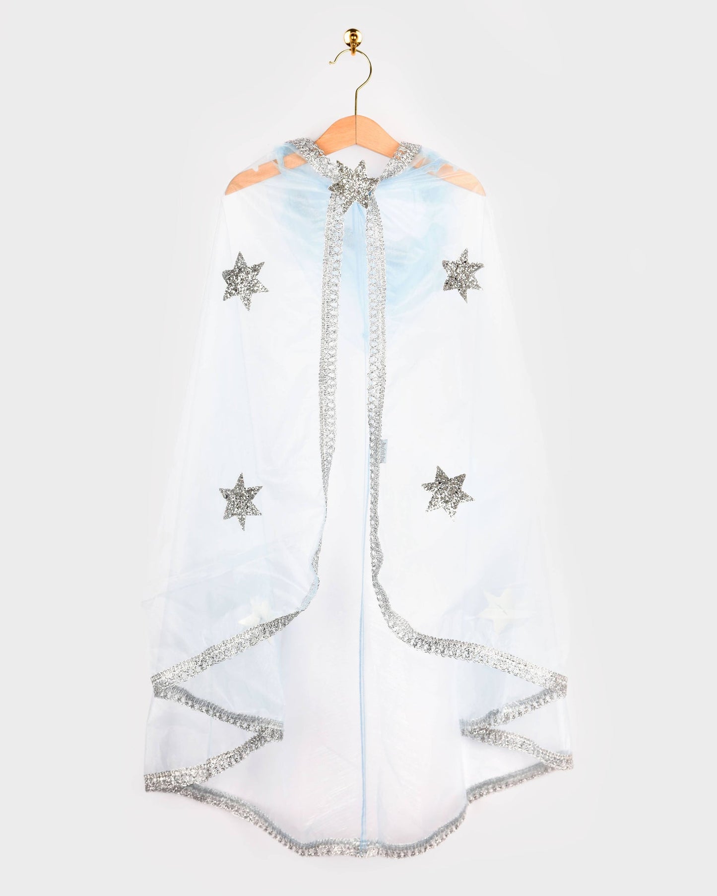 Blue organza Princess cape 98-128 cm 3-8 years