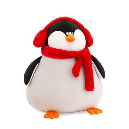 Peluche Orange Life Pingouin avec écharpe (50cm)